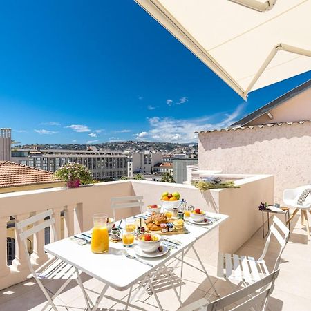 Spitalieri- Sunny Terrace With View -New Apartment Nice Bagian luar foto